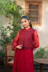 2 Piece Chiffon Top (FR1033)